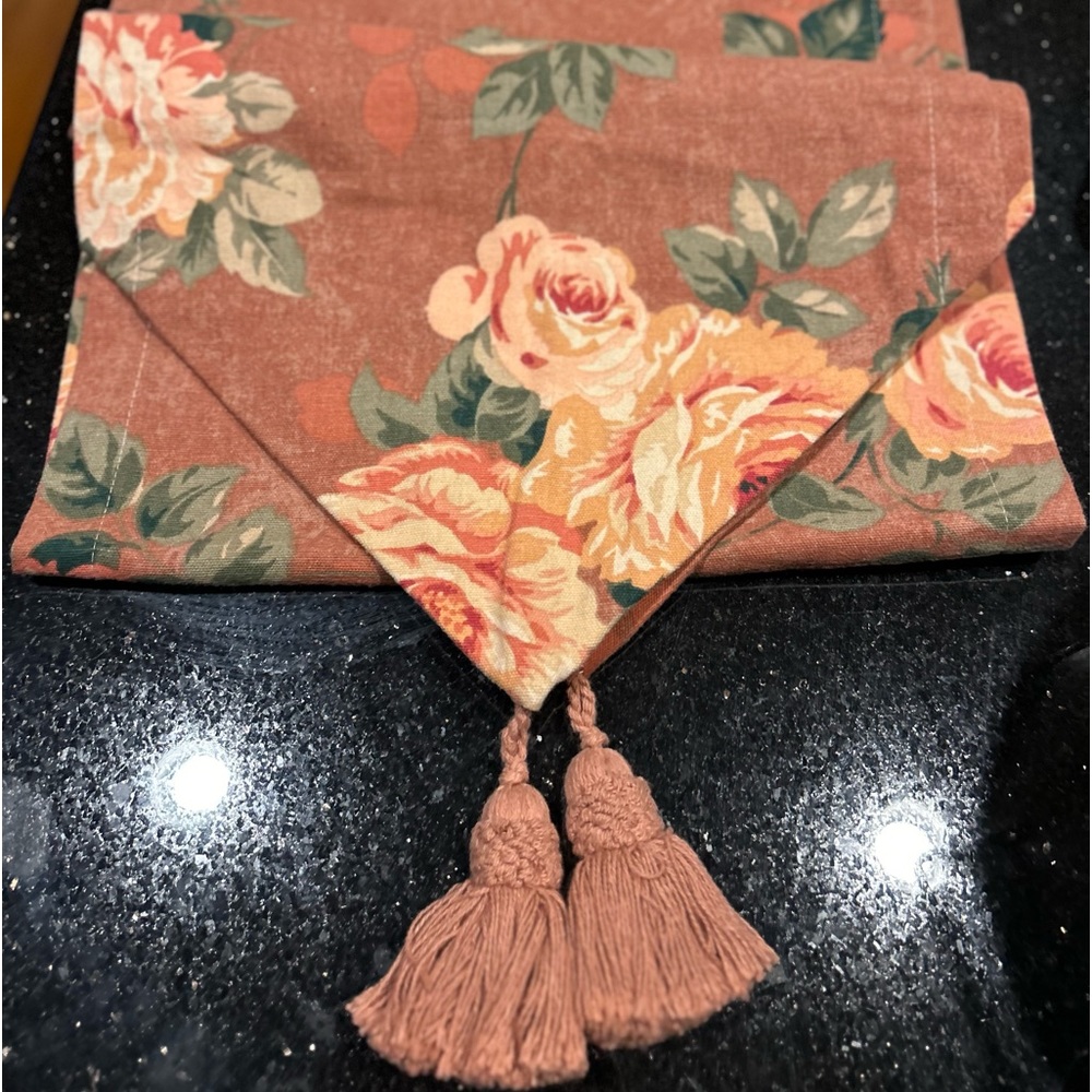 72” Table Runner with tassels